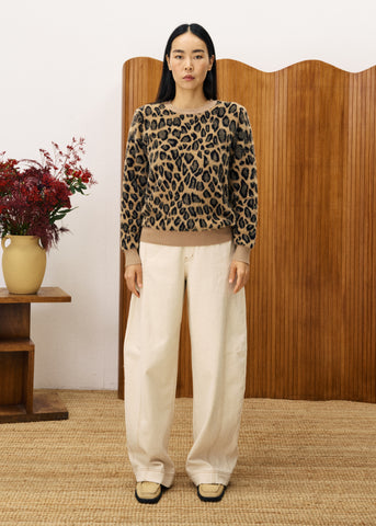 CANNA Leopardenpullover