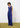 Gilet costume ALIX Bleu electrique